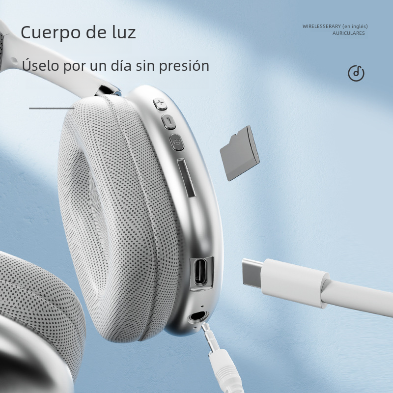 P9 Pro Max Wireless Bluetooth Noise-Canceling Headphones