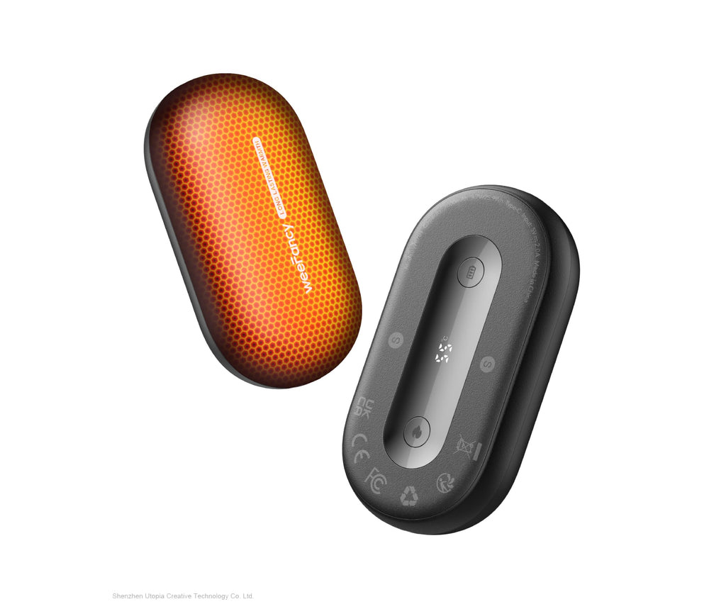 Al Hand Warmer Rechargeable WeeFancy Magnetic Handwarmers Gifts Set Small Palm Heater Instant Heating UP to 131°F 15 Hours Long Lasting Tech Gifts for Outdoors Hunting Camping Golf Essentials