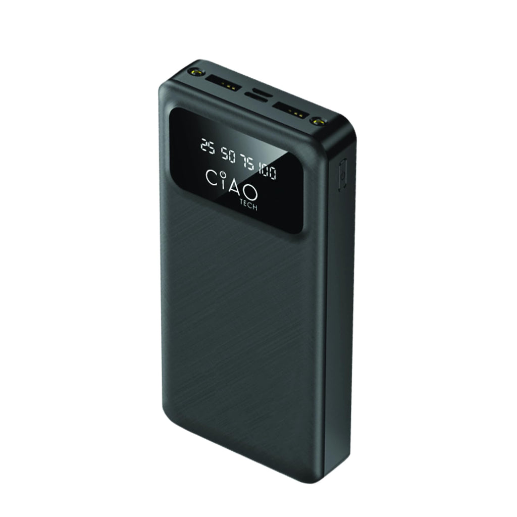 CIAO TECH Portable Charger Power Bank - 20000 mAh Portable Charger USB C - LED Display Slim Power Bank Fast ChargingUtility Flashlight Travel Accessories